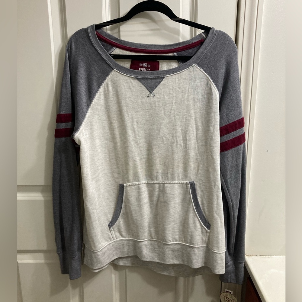 SO Pocket Crewneck Football Sweatshirt - XL